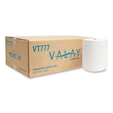 Morcon Tissue Valay Proprietary Tad Roll Towels, 1-ply, 7.5" X 550 Ft, White, 6 Rolls-carton freeshipping - TVN Wholesale